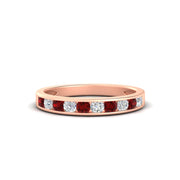 half-carat-channel-set-diamond-wedding-band-with-ruby-in-rose-gold-FDWB5242ROGRUDR-0.50CT-NL-RG